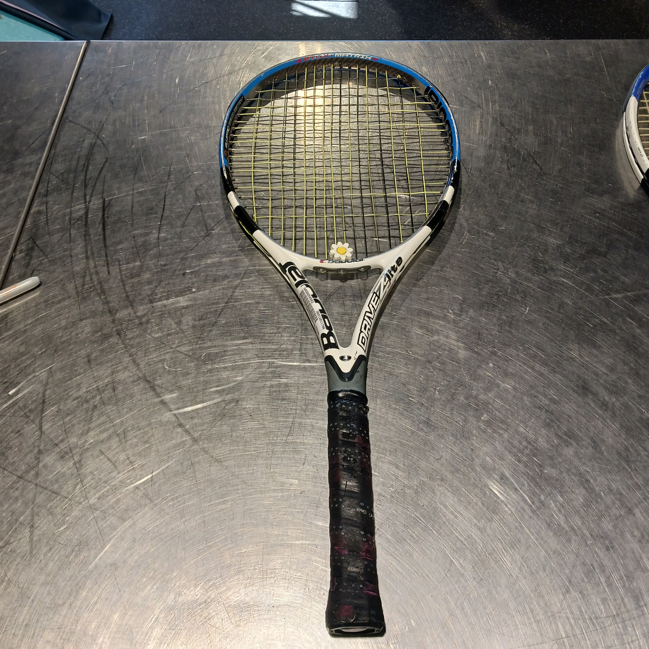 Used Babolat DRIVE Z LITE Adult Tennis Racquet White 4 3/8