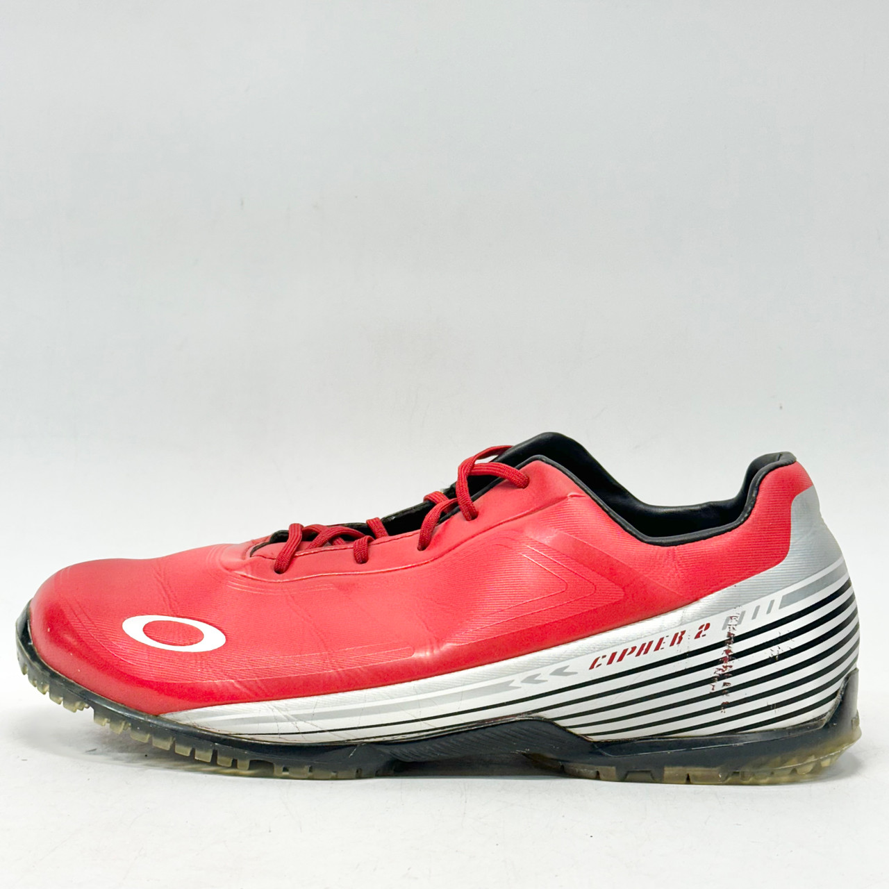 Used Oakley CIPHER 2 Mens Golf Shoes Red Senior 9