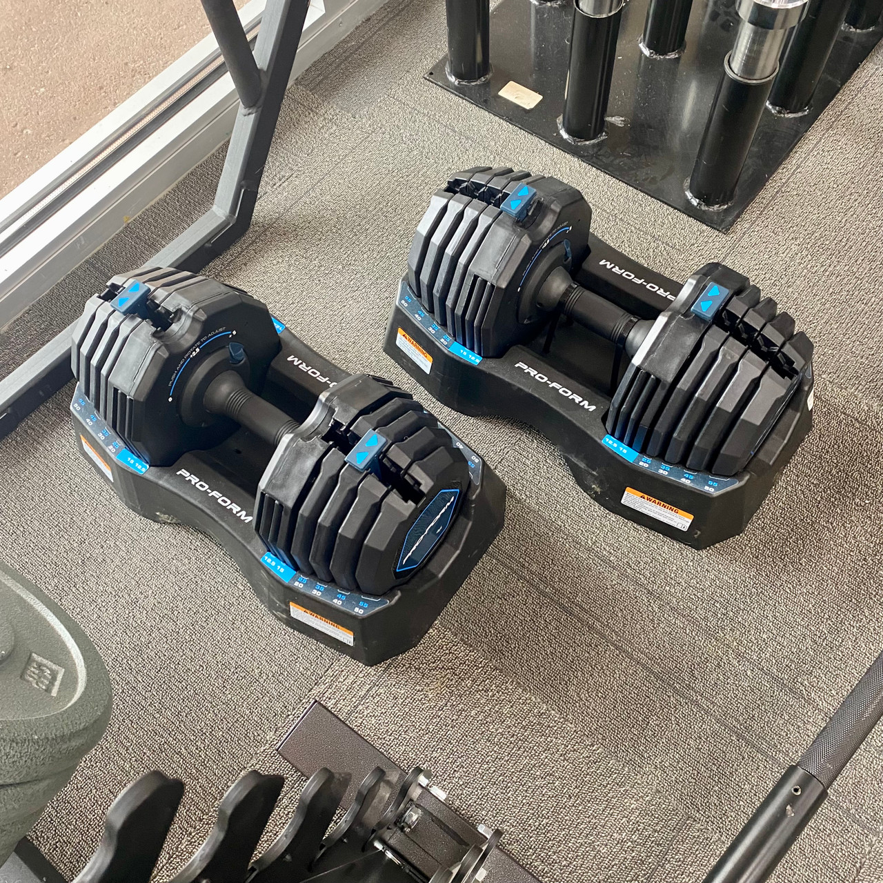 New Pro-Form Adjustable Dumbbells 5-55 lb 11506-ICOPFSAW11020
