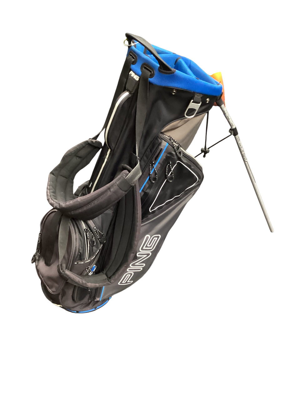 Used Ping E2 Mens Stand Bag Royal Blue