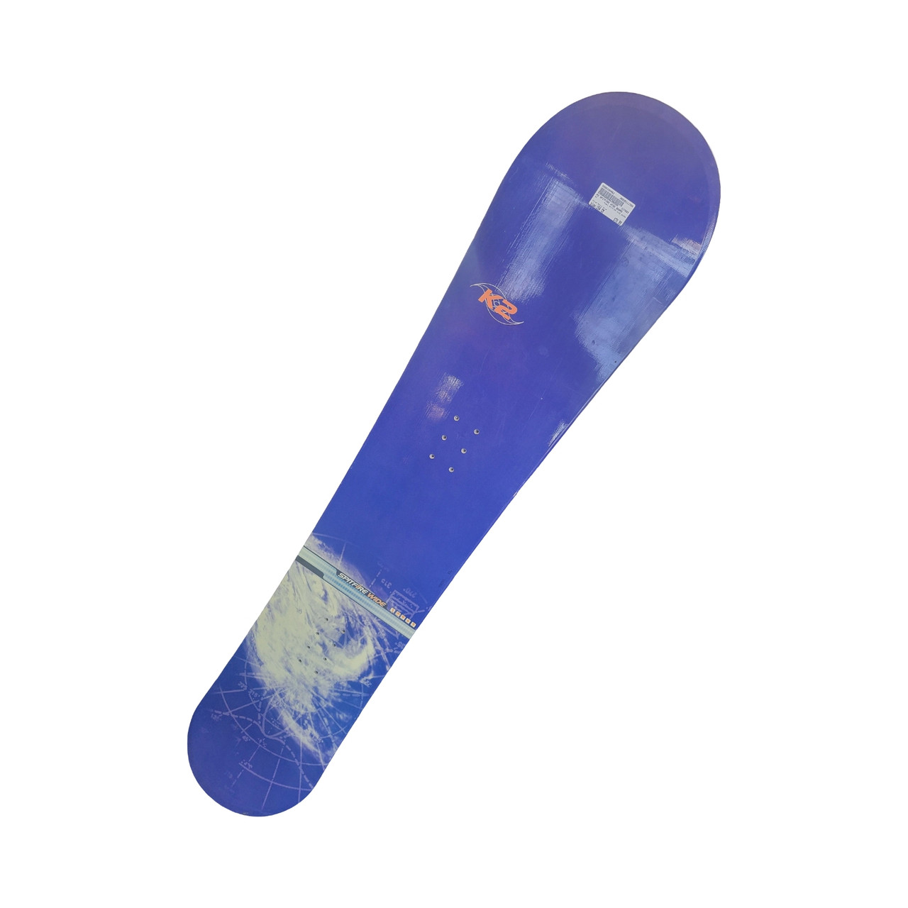 Used K2 SPITFIRE WIDE BOARD Mens Snowboard Only Royal Blue 154 cm