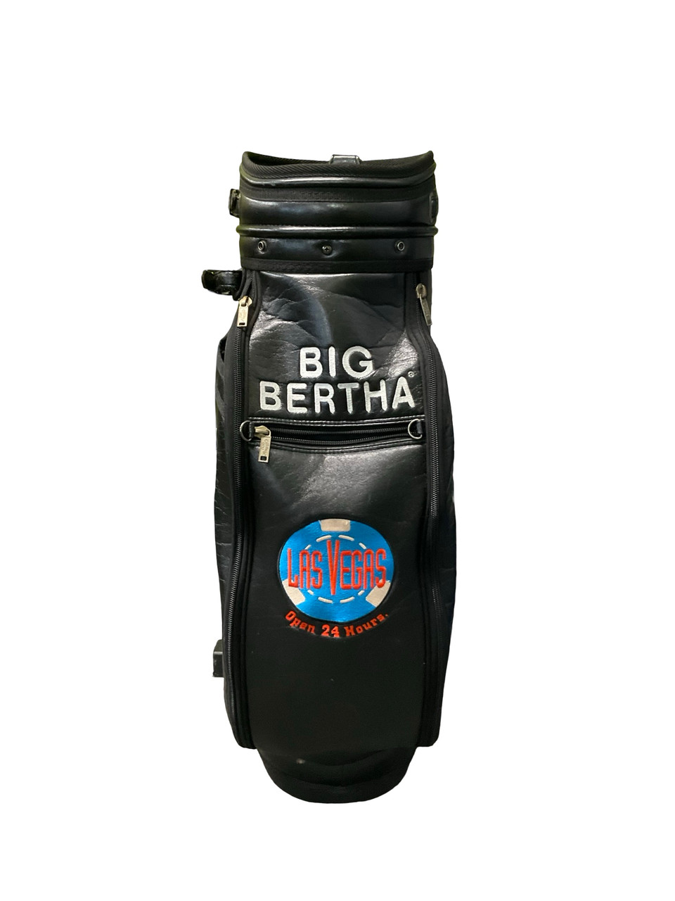 澤*蒼様 レトロ Callaway BIG BERTHA キャディバッグ　ブラッ Used Callaway BIG BERTHA STAFF BAG Mens Stand Bag Black