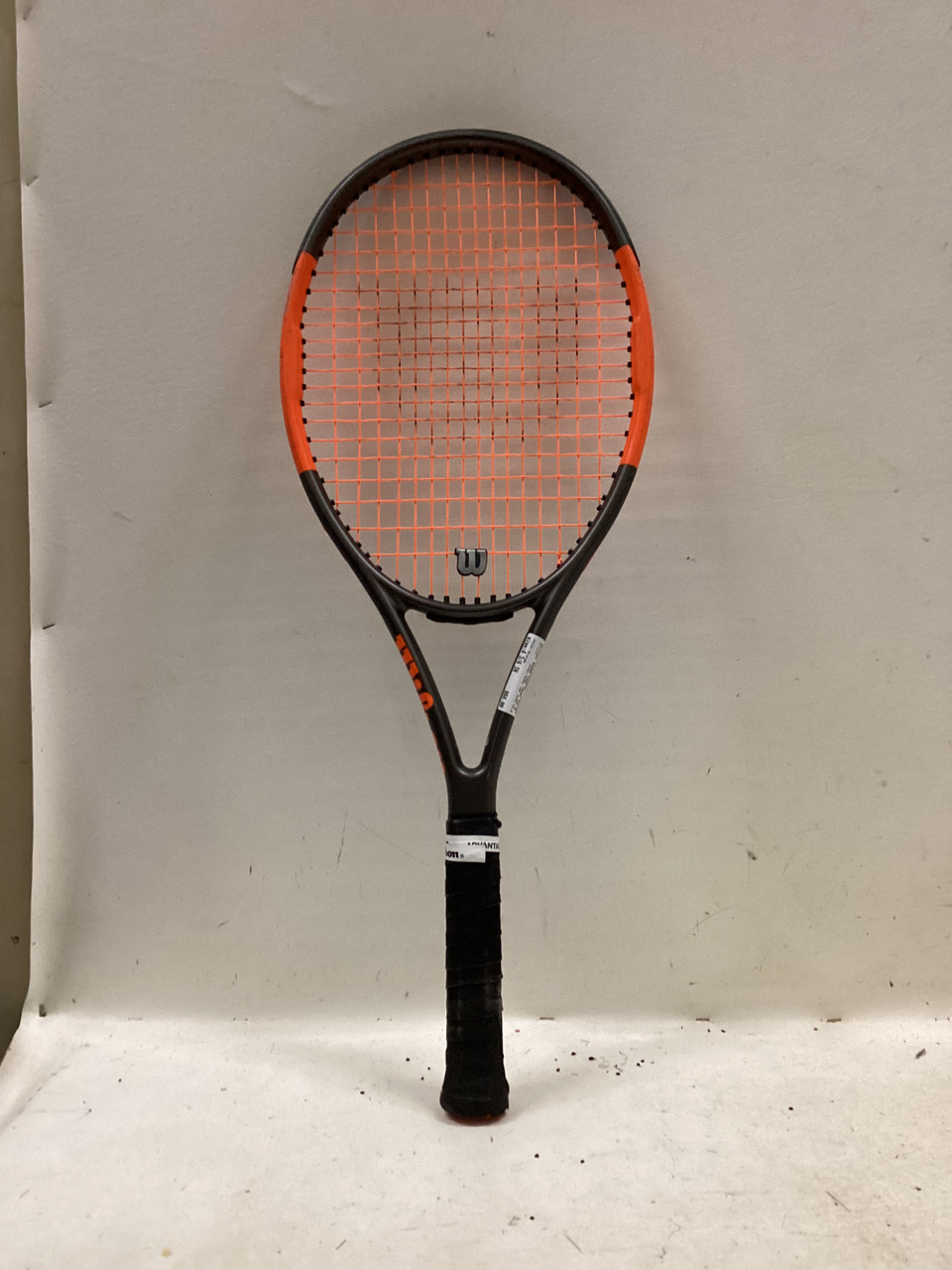 Used Wilson BURN 100 TEAM V2.0 Adult Tennis Racquet Orange 4 3/8