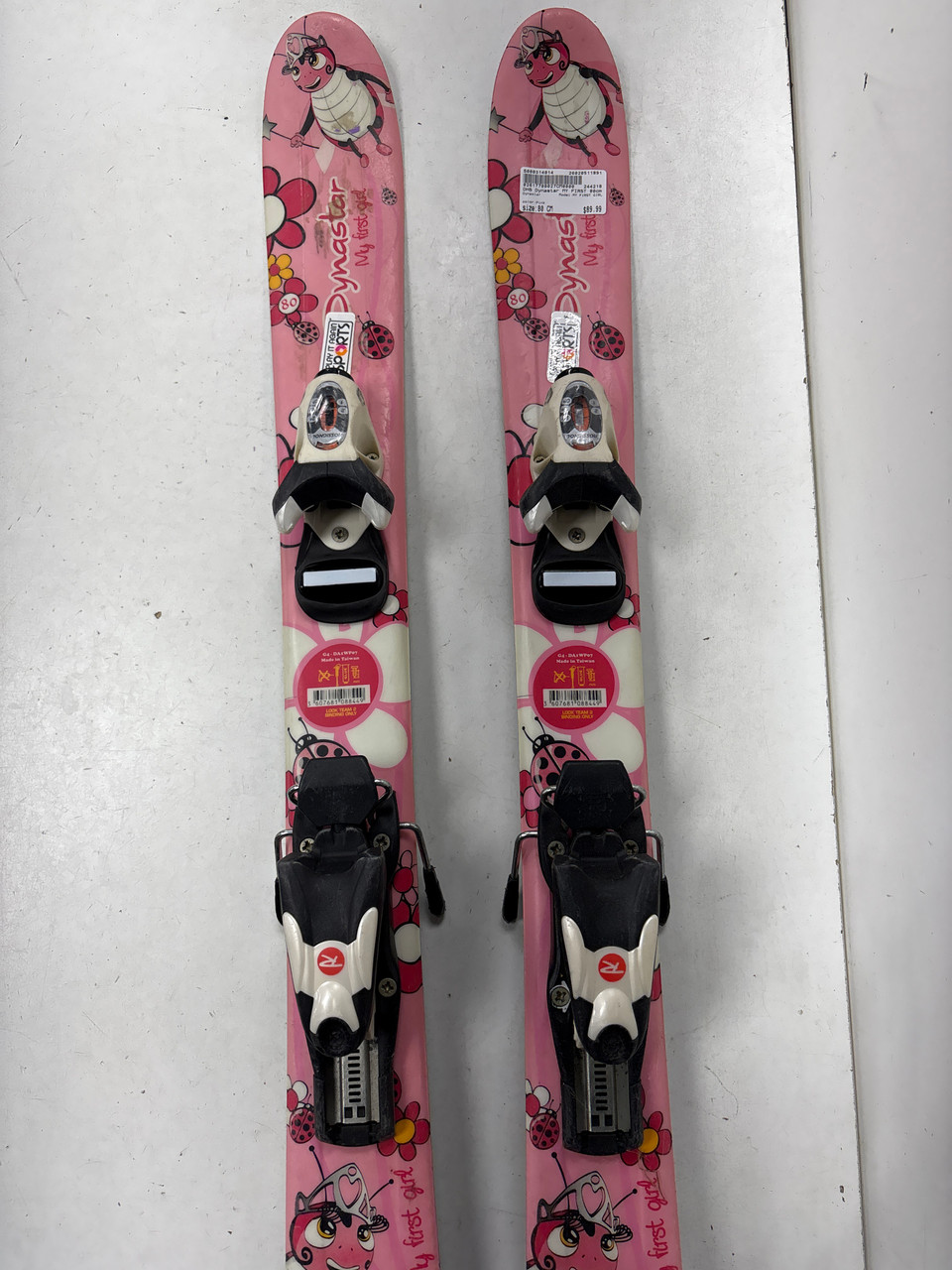 Used Dynastar MY FIRST GIRL Girls DH Ski/Binding Pink 80 cm