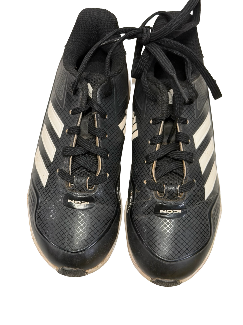Used Adidas ICON 7 MD S23919 Baseball Cleats Black Junior 01  11731-S000158172