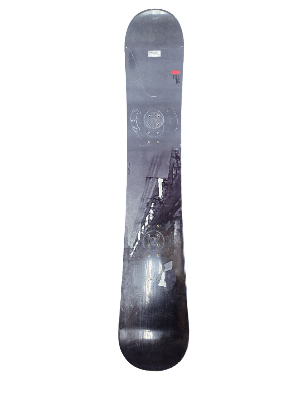 Used Lamar EXILE SNOWBOARD Mens Snowboard Only Grey 155 cm