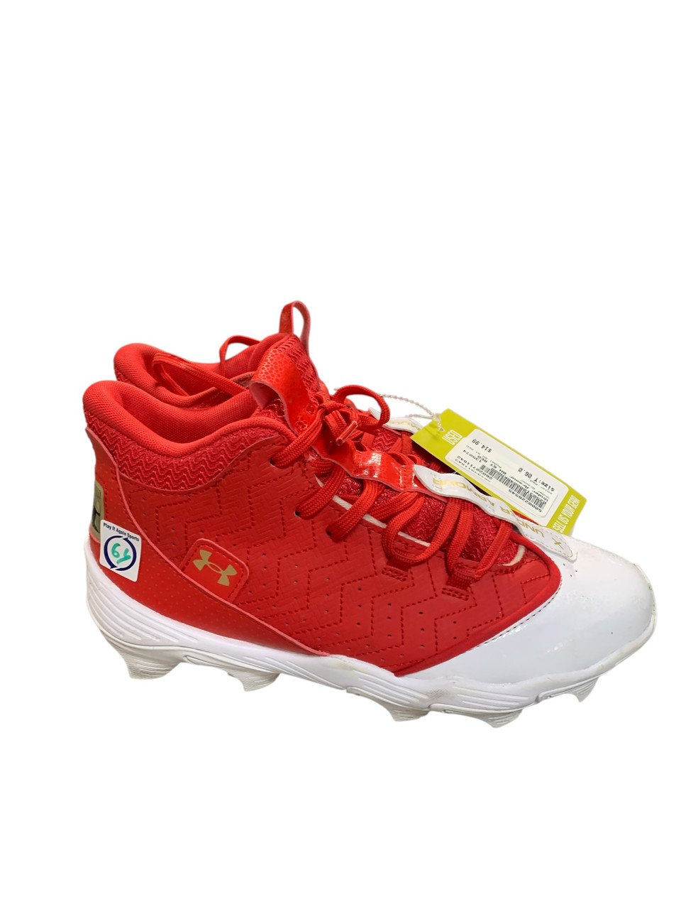 youth football cleats red