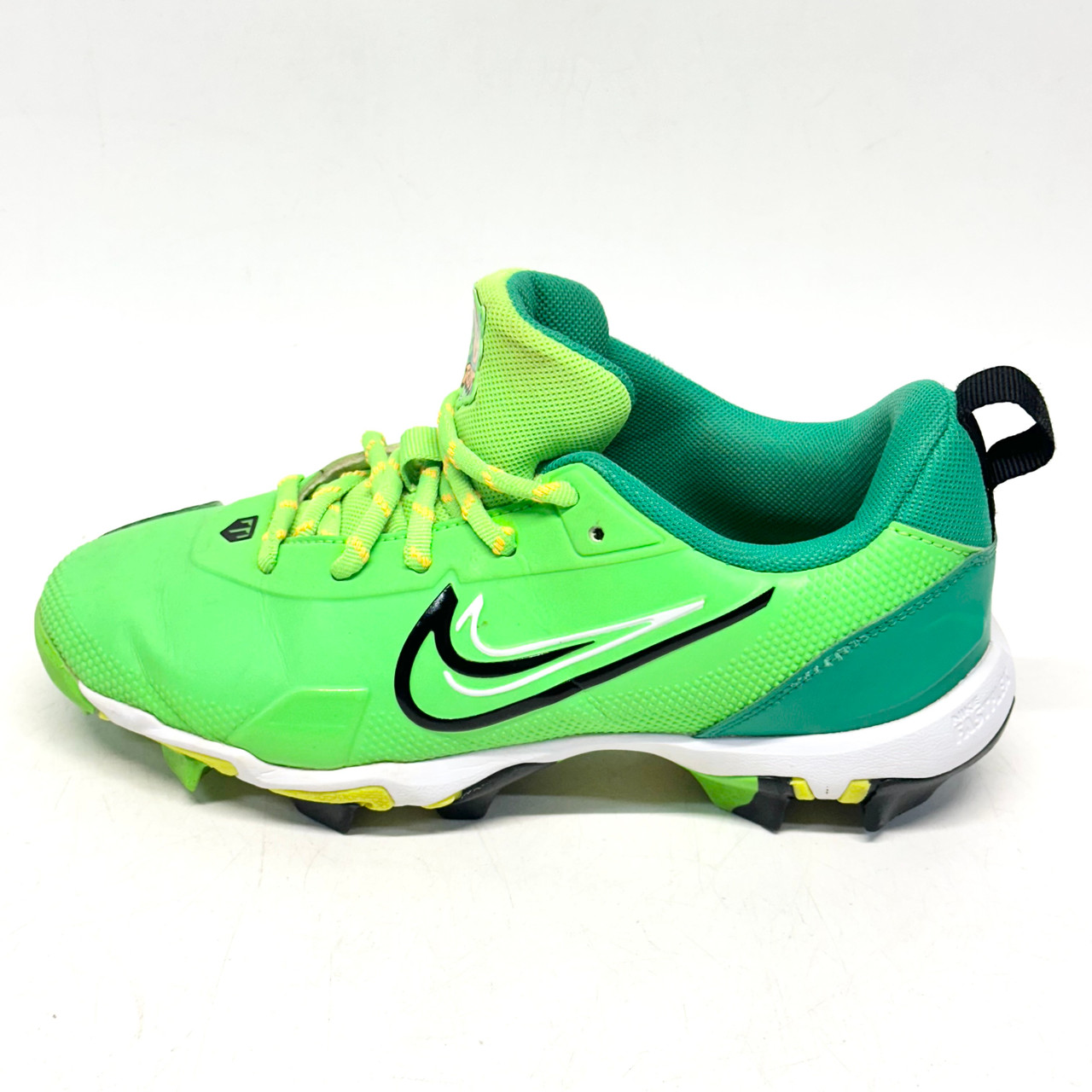 Used Nike FORCE TROUT 9 KEYSTONE BB/SB Cleats Green Junior 04