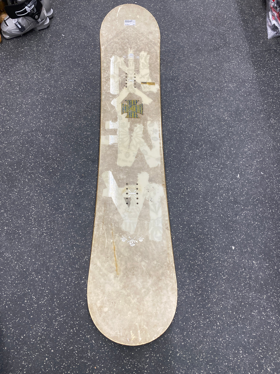 Used NITRO MISFIT Mens Snowboard Only Tan 155 cm