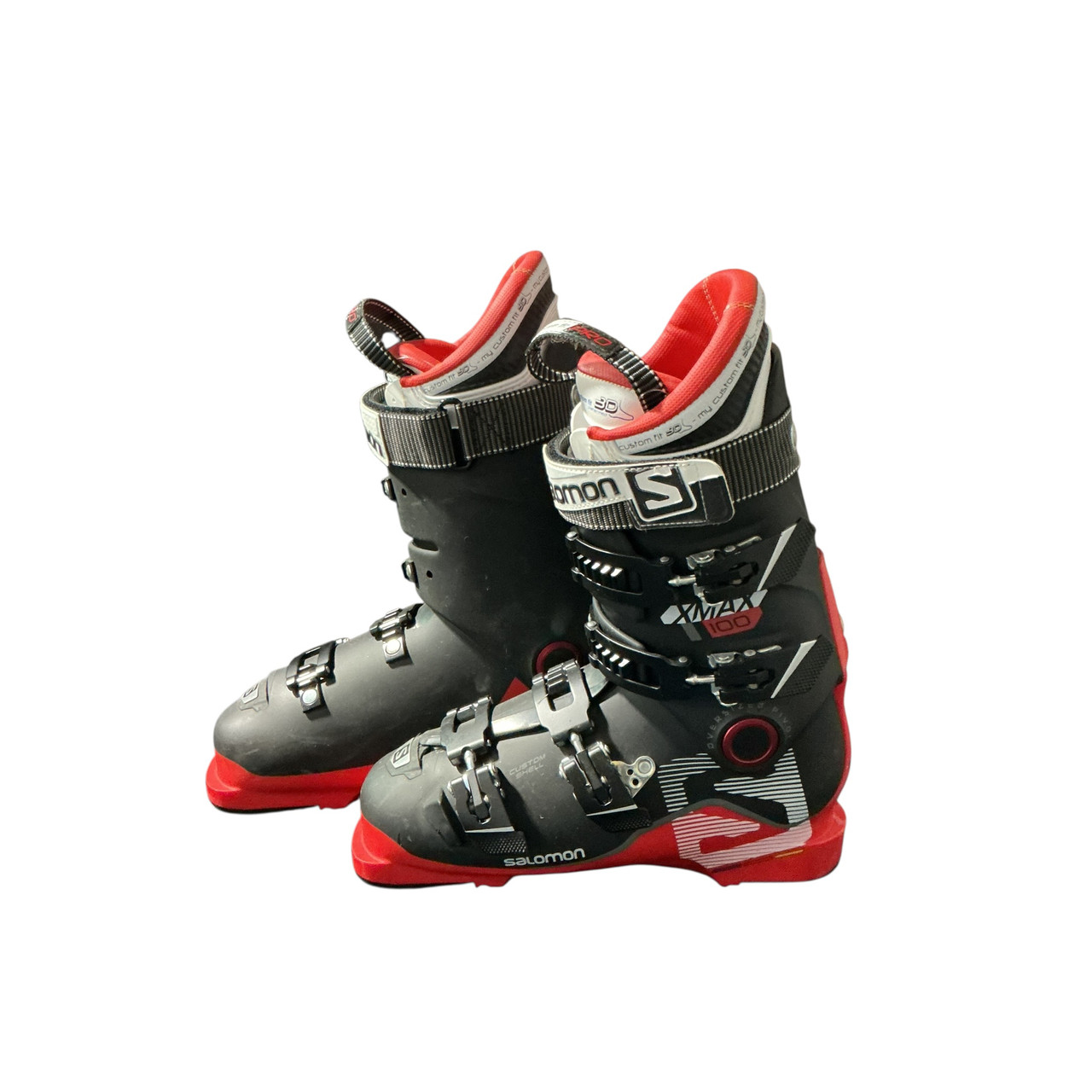 サロモン　SALOMON X-MAX100 26-26.5cm Used Salomon 26.5 SALOMON XMAX 100 Mens DH Ski Boot Black 265 MP