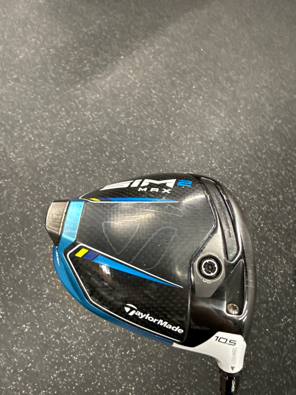 Used Taylormade SIM 2 MAX Mens Driver RH 10.5 Degree