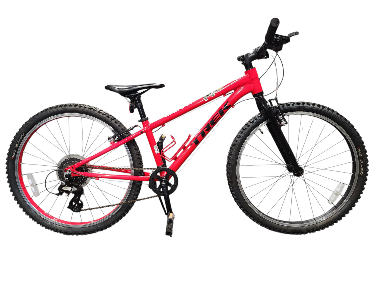 Used Trek Wahoo 8-Speed Junior Mountain Bike Red 24" Used Trek Wahoo 8-Speed Junior Mountain Bike Red 24"