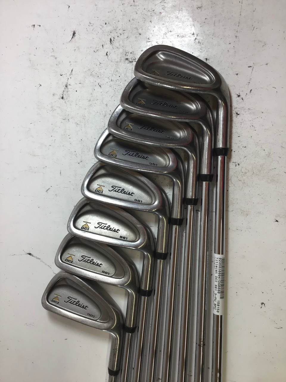 Used Titleist DCI 981 Mens Iron Set RH 3I-PW