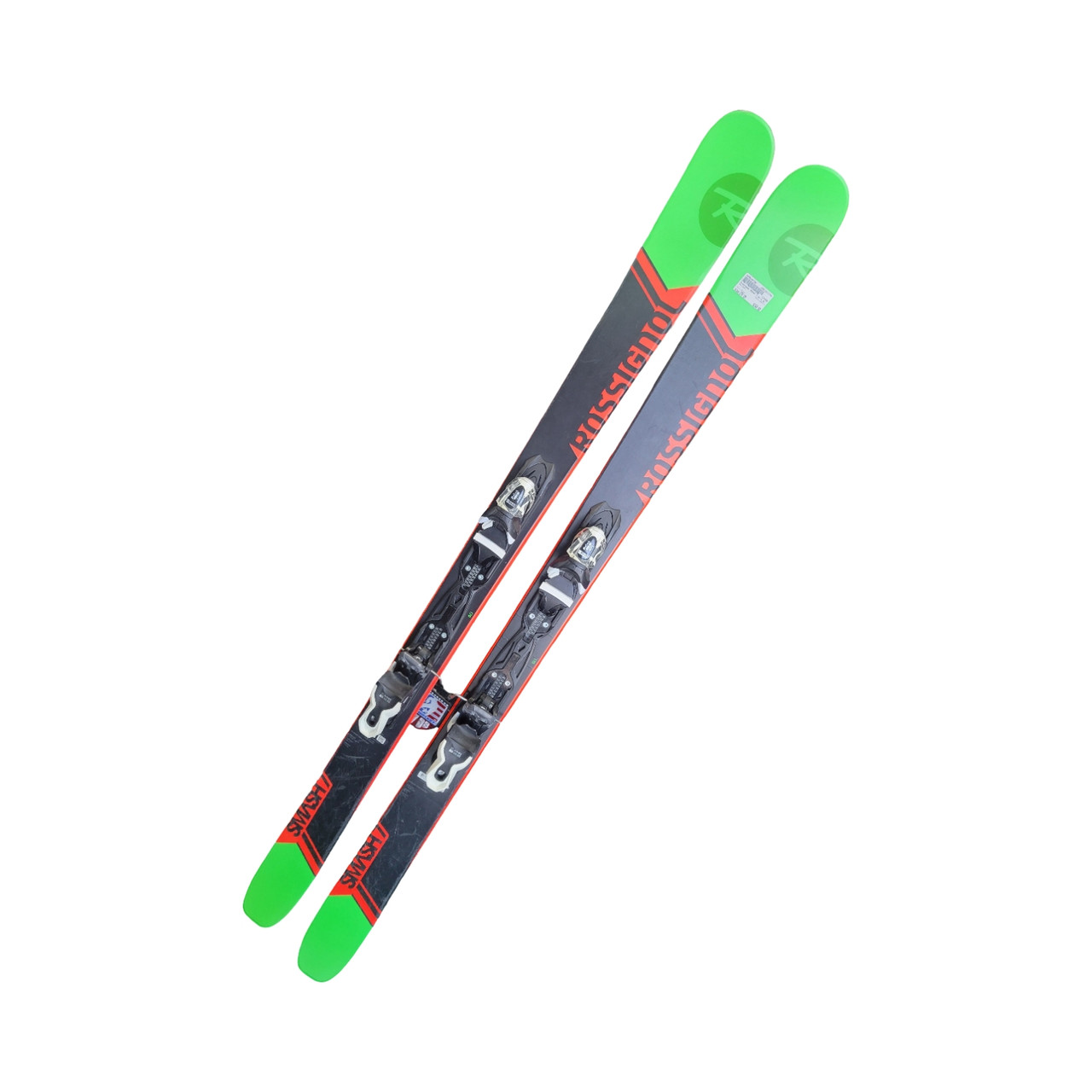 rossignolロシニョールSMASH7 140cm&MARKERセット Used Rossignol SMASH 7 Mens DH Ski/Binding Black 170 cm