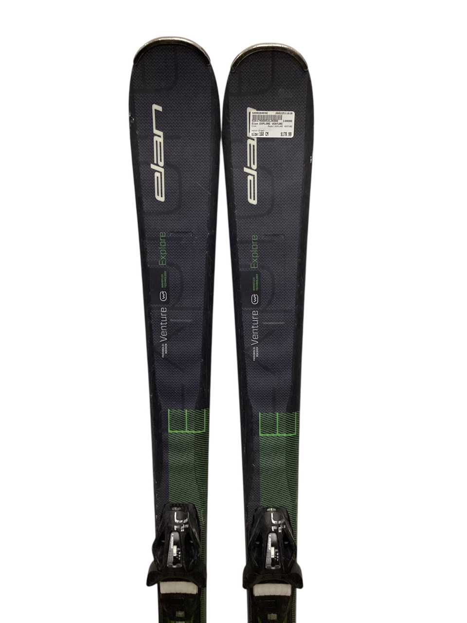 Used Elan EXPLORE VENTURE Mens DH Ski/Binding Green 160 cm
