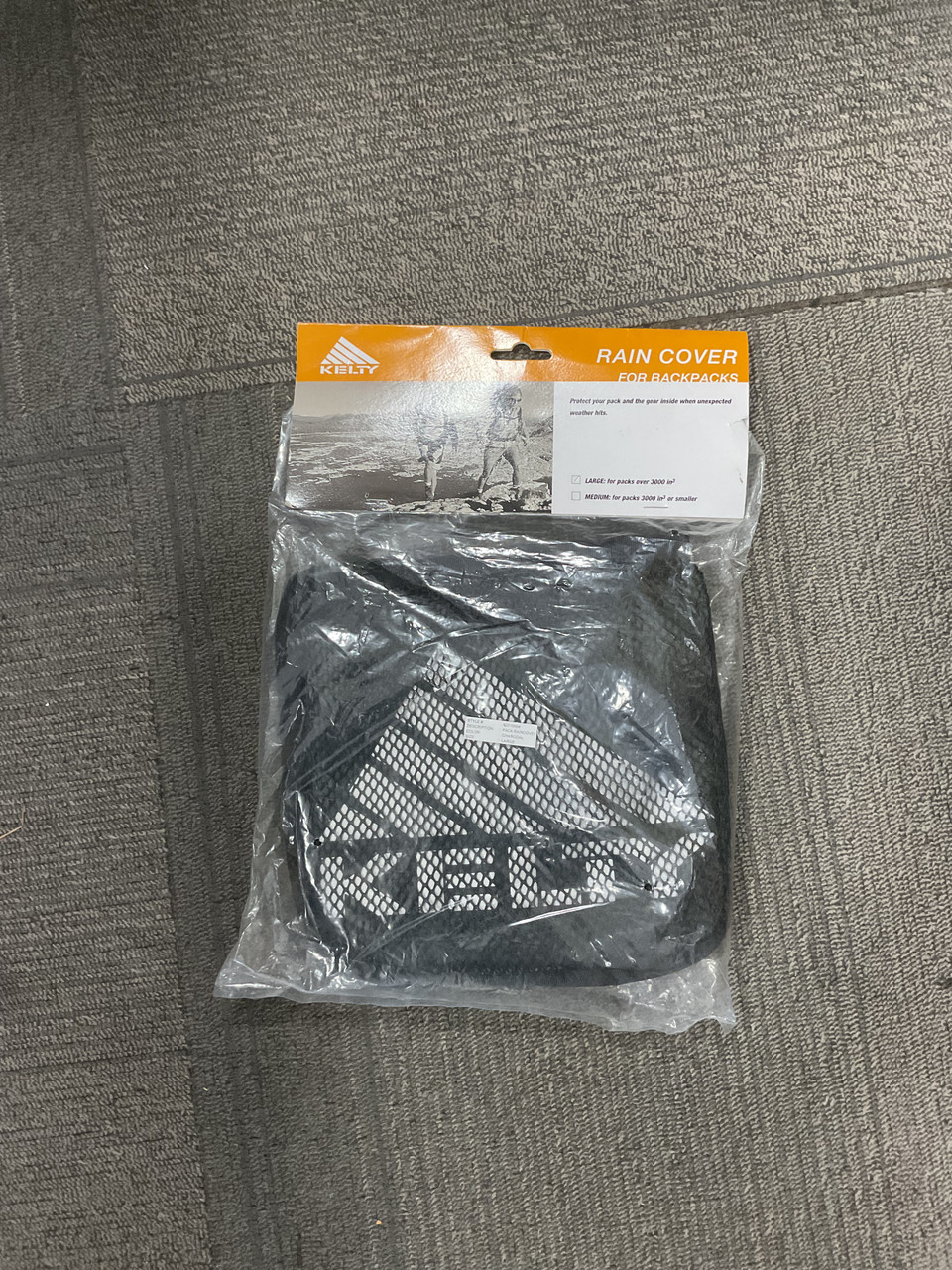 kelty backpack rain cover large (Grey, Large) Buy Adventure Gear For backup on wet days Kelty Coyote 65 - 105L