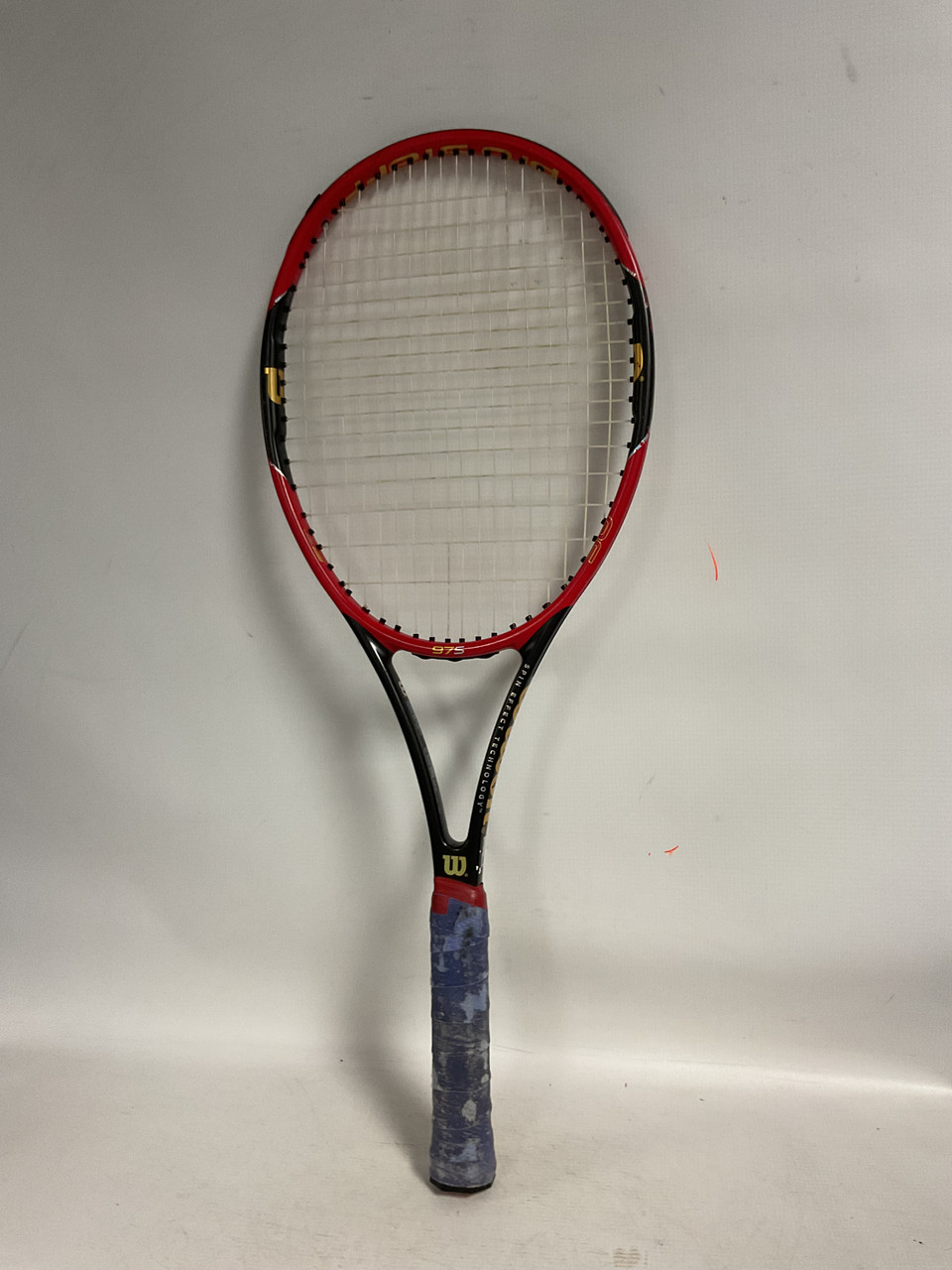 Used Wilson PRO STAFF 97S V10 2015 Adult Tennis Racquet Red 4 3/8