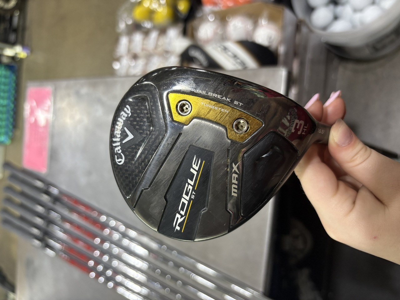Used Callaway ROUGE ST MAX Mens Fairway Wood RH 3 Wood