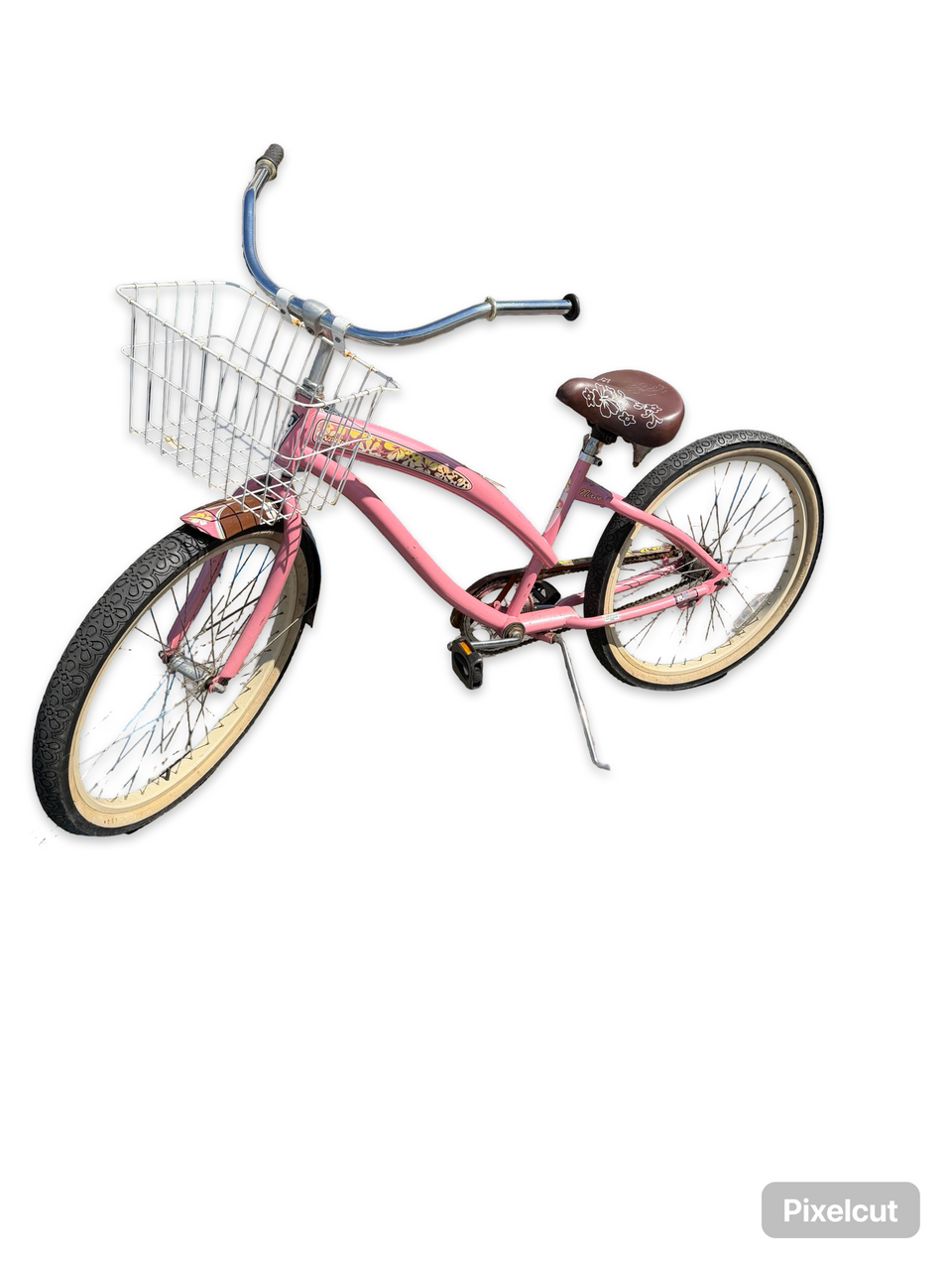 Used NIRVE ISLAND FLOWER Cruiser Bike Womens Pink 17-18" - MD Frame