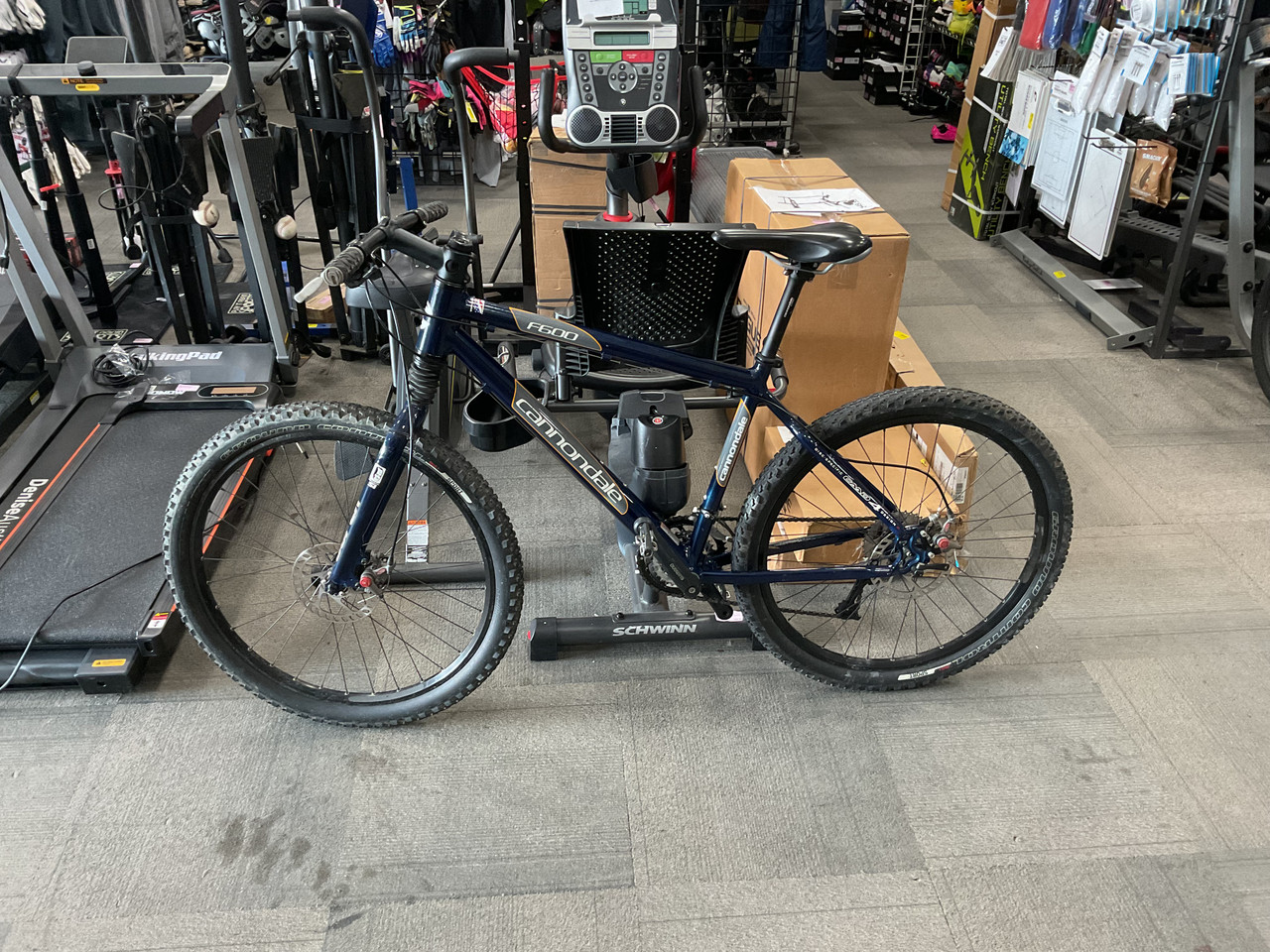 キャノンデール　F600 Used Cannondale F600 Mountain Bike Mens Navy Blue 43-47cm - 17-18