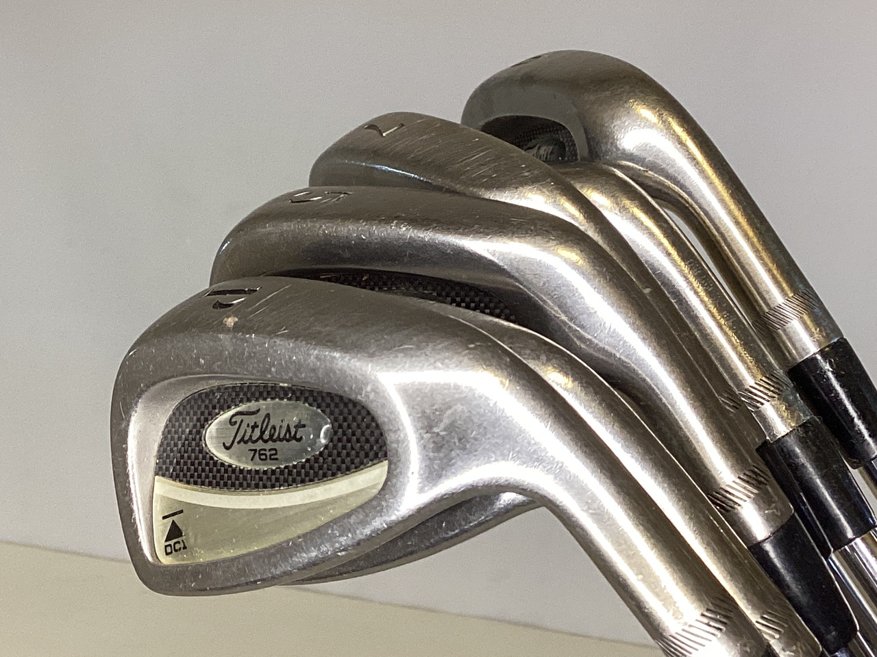 Used Titleist DCI 762 IRON SET 5-PW 5I-PW Stiff Flex Steel Shaft