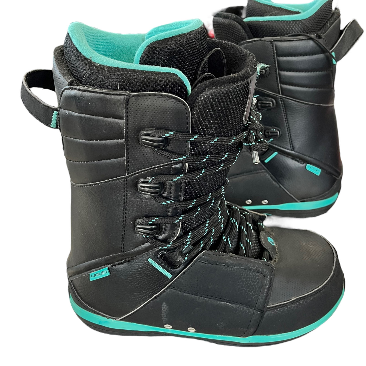 Used Liquid SNOWBOARD BOOT Womens Snowboard Boots Black Senior 11820-S000029816