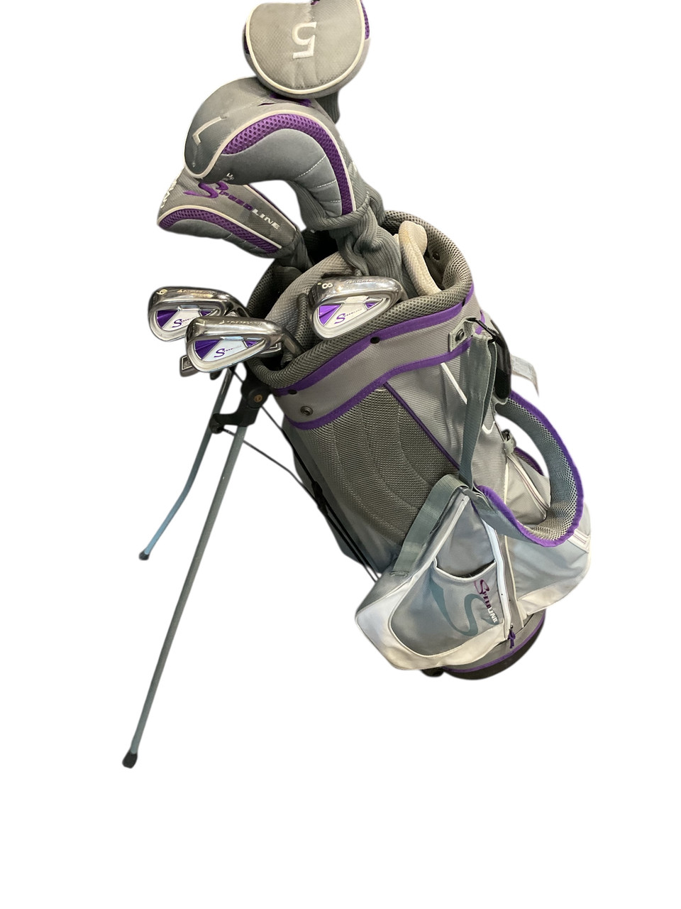 Used Adams Golf SPEEDLINE 8PC Womens Package Set RH Purple And