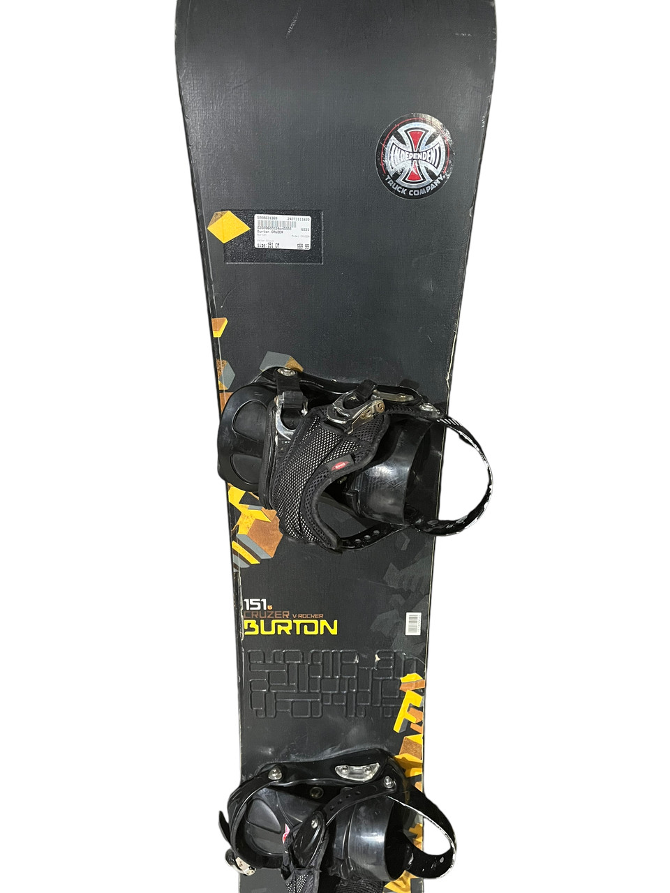 Used Burton CRUZER Mens Snowboard Only Black 151 cm