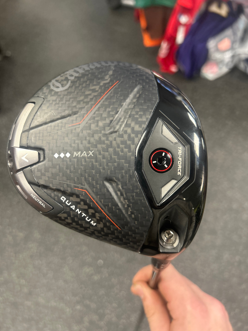 Used Callaway QUANTUM TRIPLE DIAMOND MAX Mens Driver RH 10.5 Degree