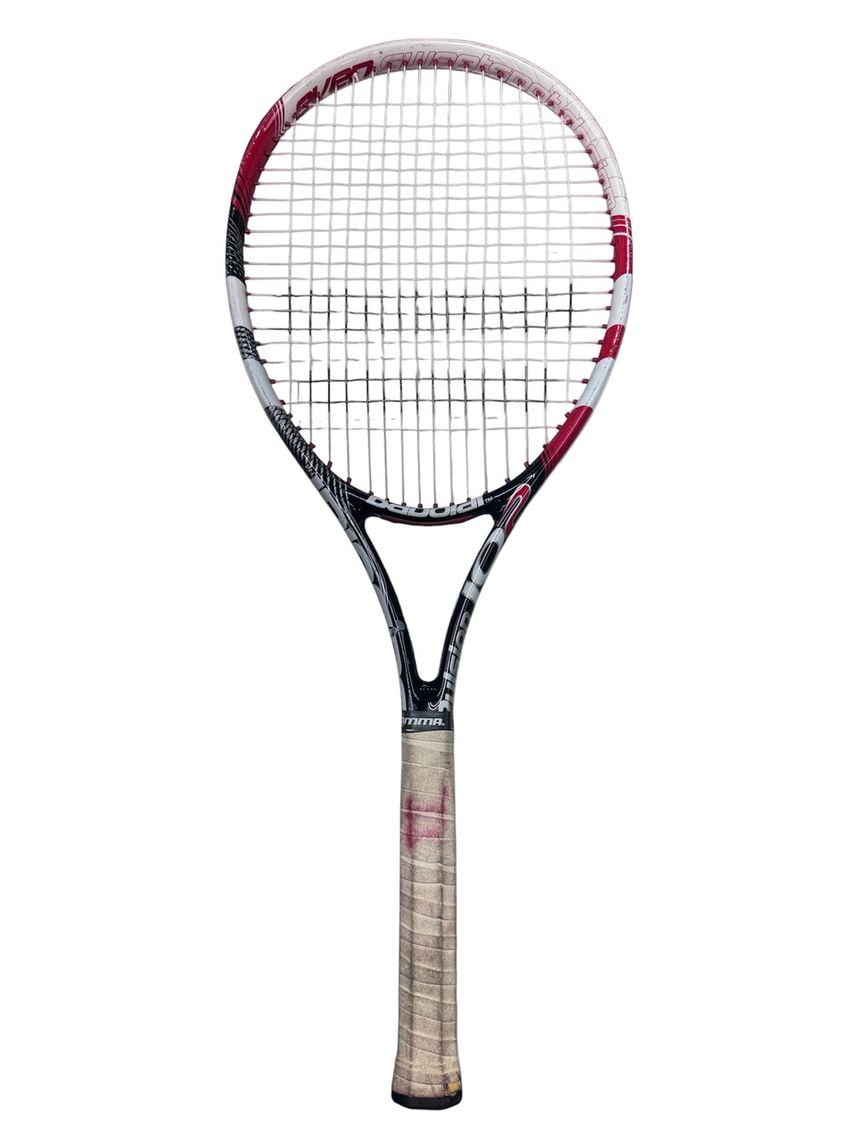 Used Babolat PULSION 102 Adult Tennis Racquet Red Unknown