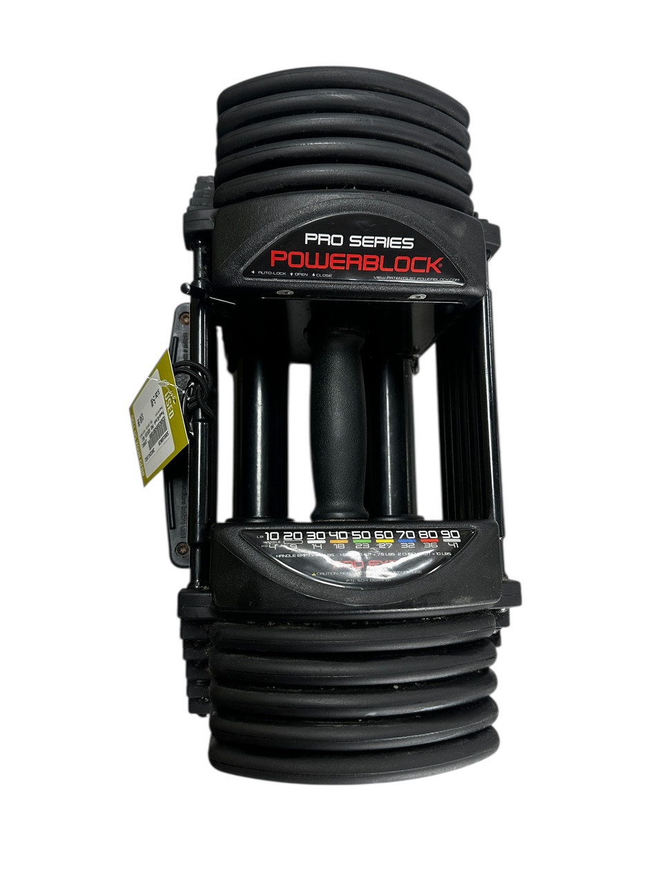 Used PowerBlock PRO SERIES 10LB-90LB Adj Dumbbells 5-90 LB