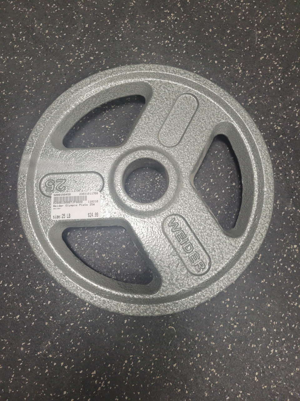 Used Weider 25 lb Olympic Plate Sets Olympic Plate Sets