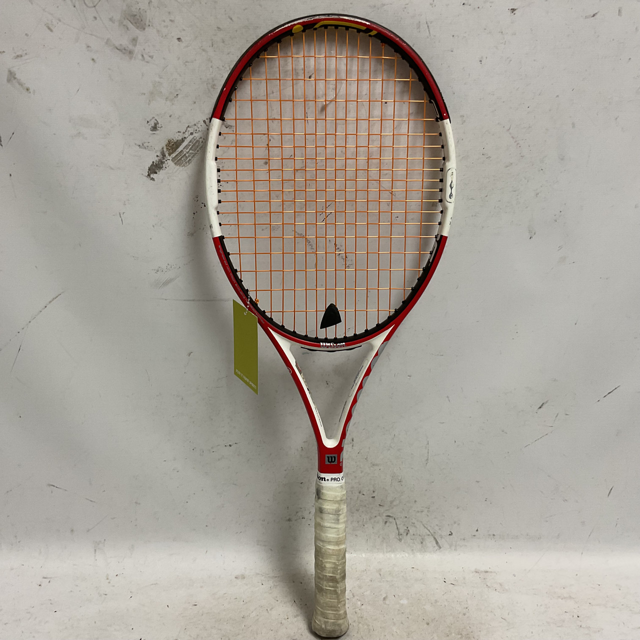 Used Wilson NCODE SIX-ONE 95 16X18 Adult Tennis Racquet Red 4 3/8