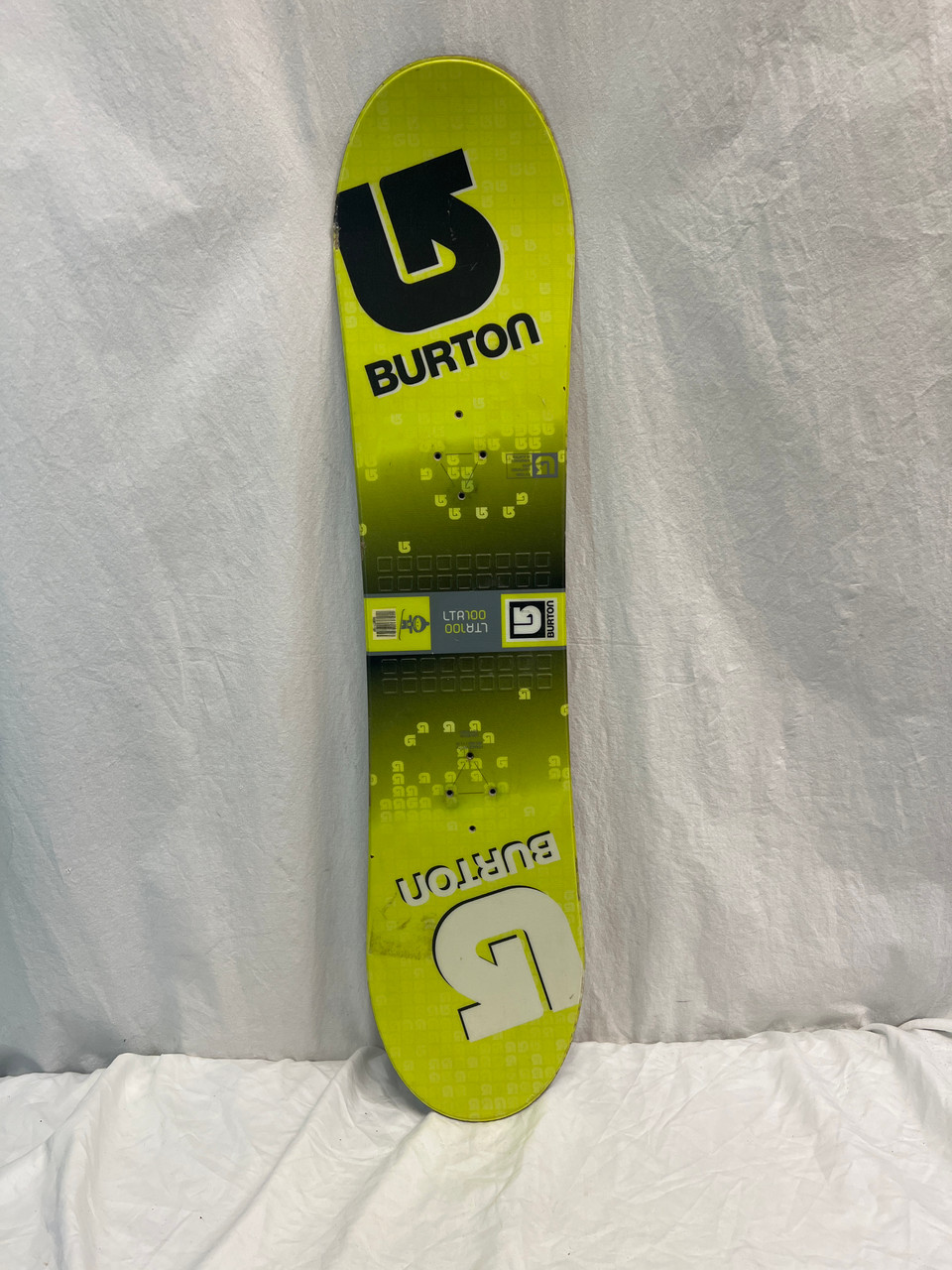 burton 100 snowboard Used Burton LTR100 Boys Snowboard Only Yellow 100 cm 11651-S000414379