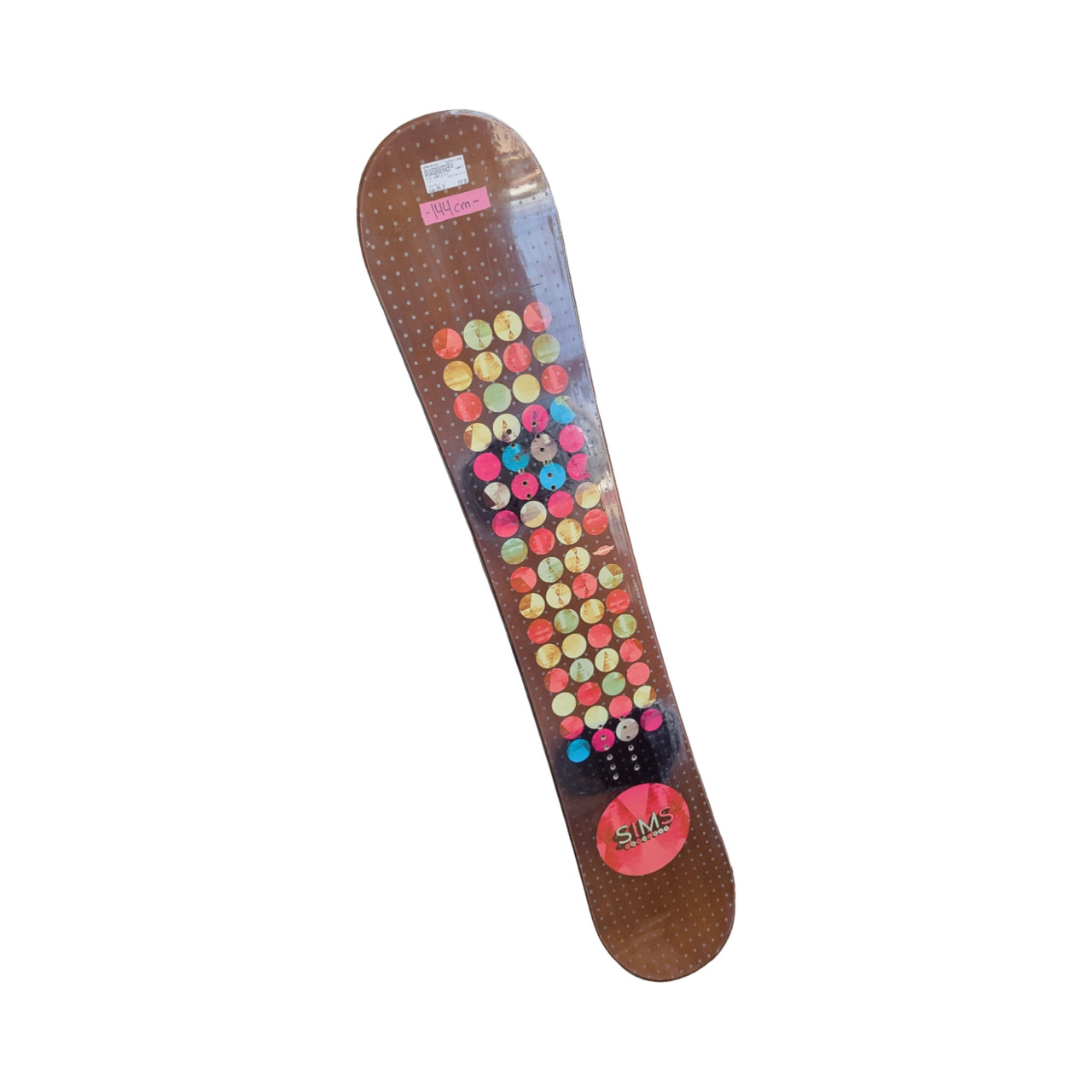 Used Sims NEBULA 144 Womens Snowboard Only Brown 144 cm