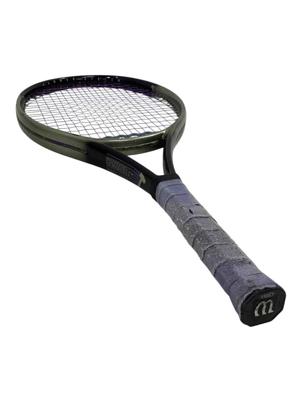 Used Wilson HAMMER 2.7 Adult Tennis Racquet Black 4 1/4