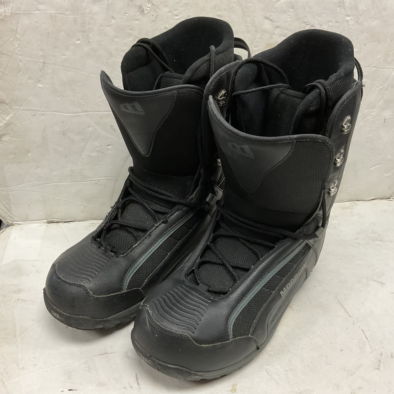 Used Morrow SB BOOTS Mens Snowboard Boots Black Senior 13