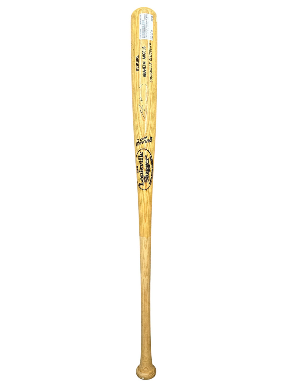Used Louisville Slugger 125 ANGELS WOOD BAT BB/SB Wood Bat Brown 33