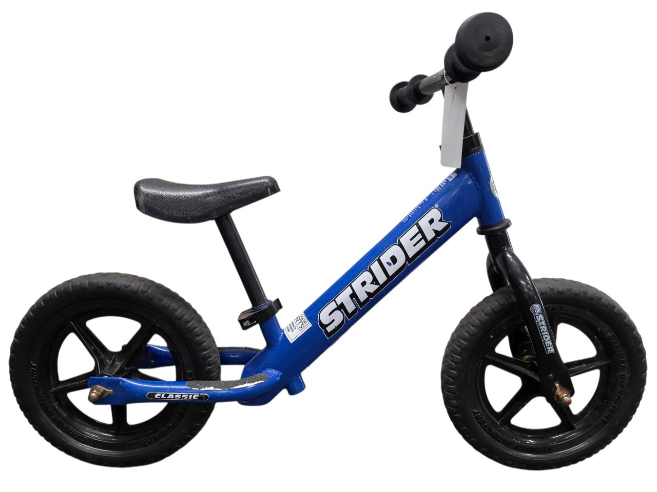 Used Strider Classic Balance Bike Royal Blue 10