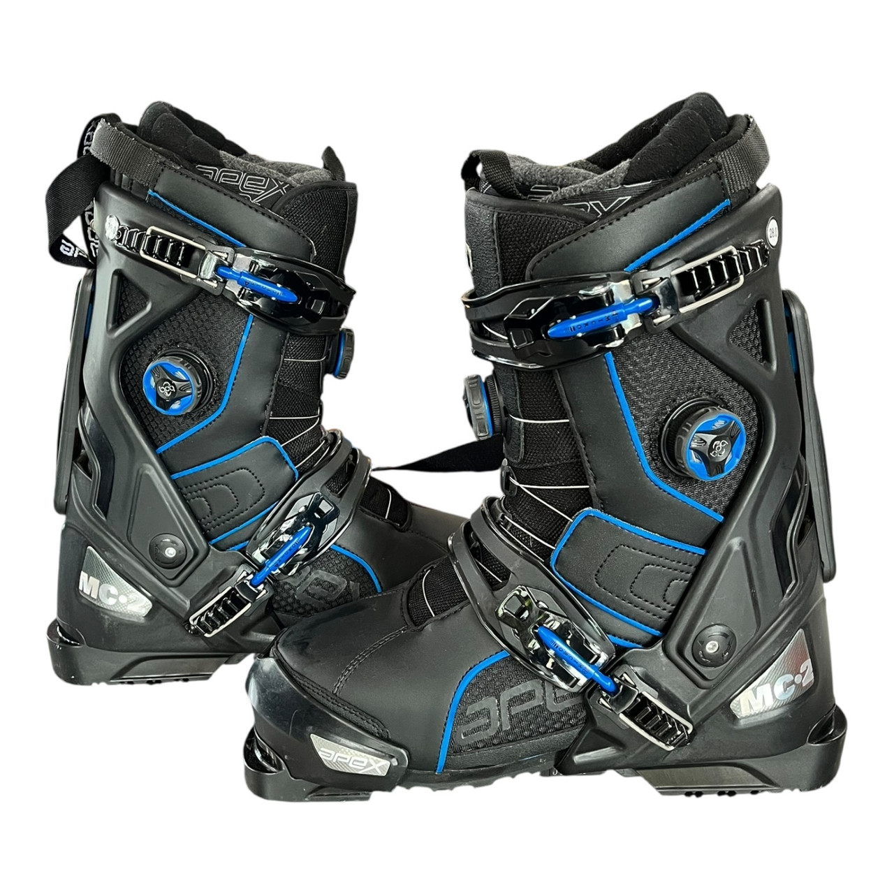 26-26.5 Apex MC-2 スキーブーツ Used APEX MC2 Mens DH Ski Boot Black 280 MP - M10 - W11