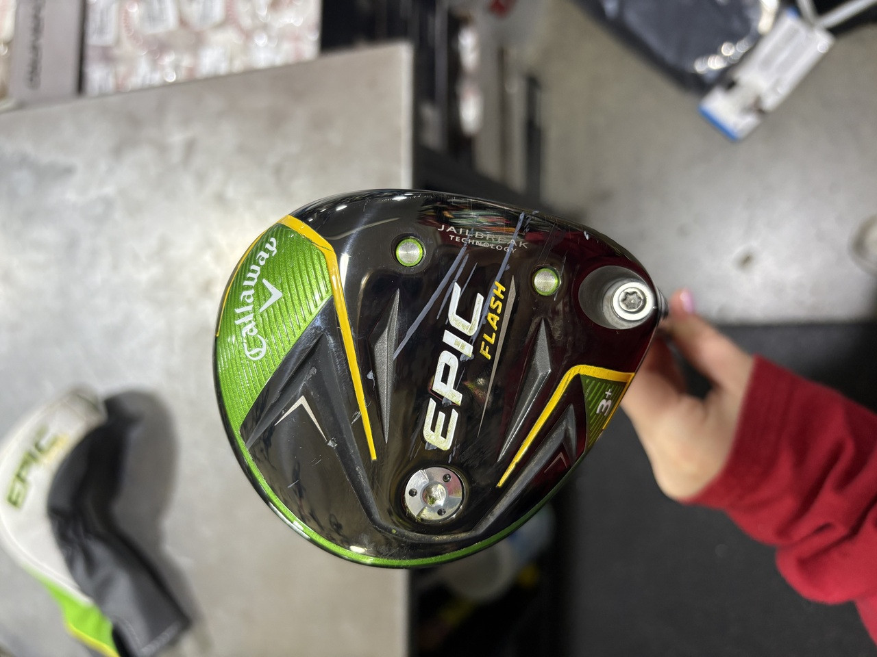 Used Callaway EPIC FLASH 3+ Mens Fairway Wood RH 3 Wood