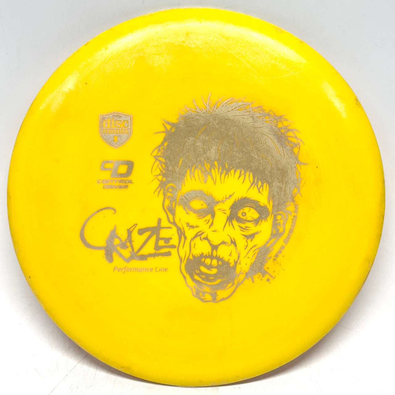 Used Discmania PERFORMANCE LINE CD CRAZE Disc Golf Driver Gold 170g