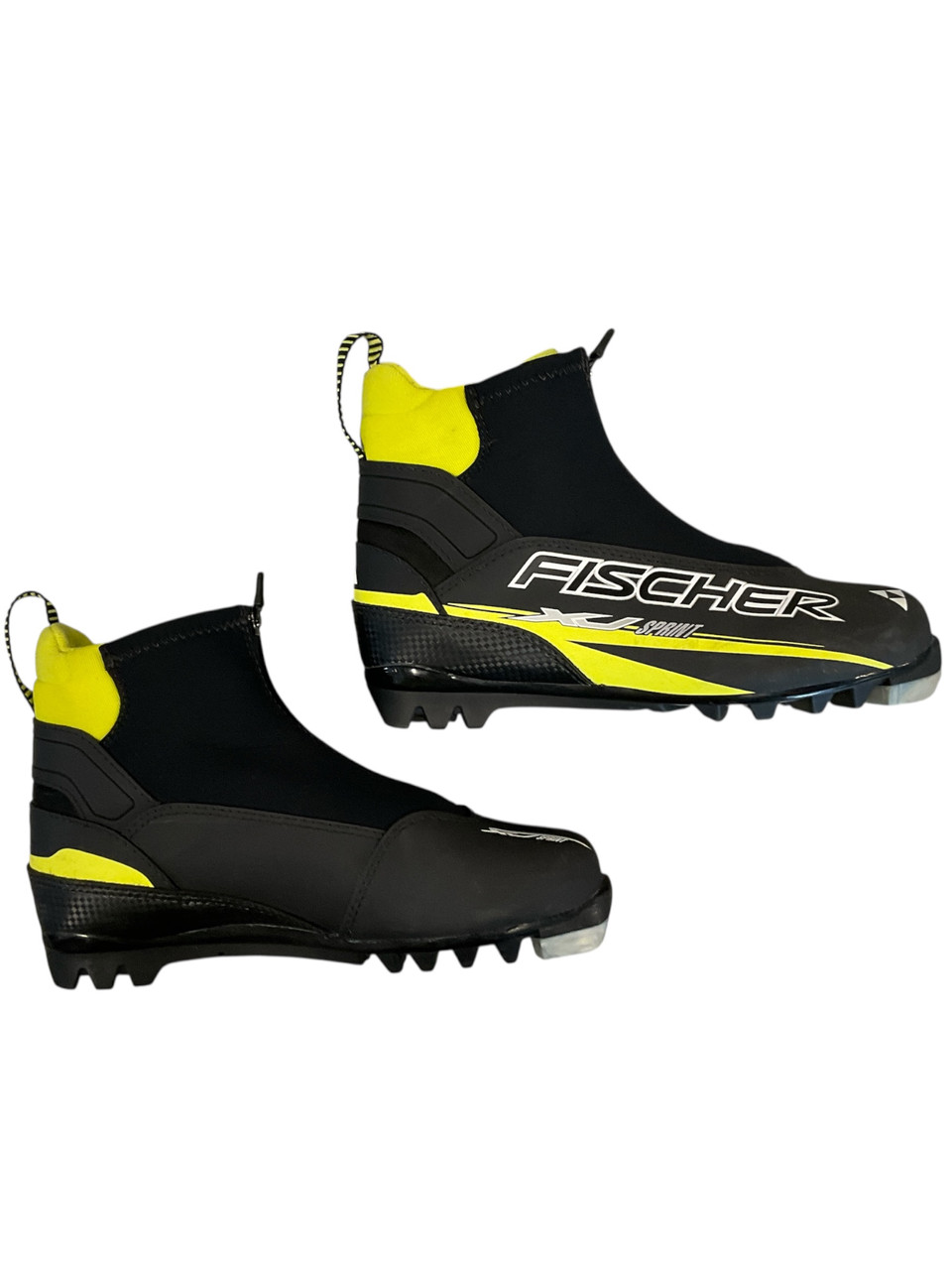 Used Fischer XJ SPRINT Mens NNN XC Ski Boots Black M 07-07.5  display picture 1