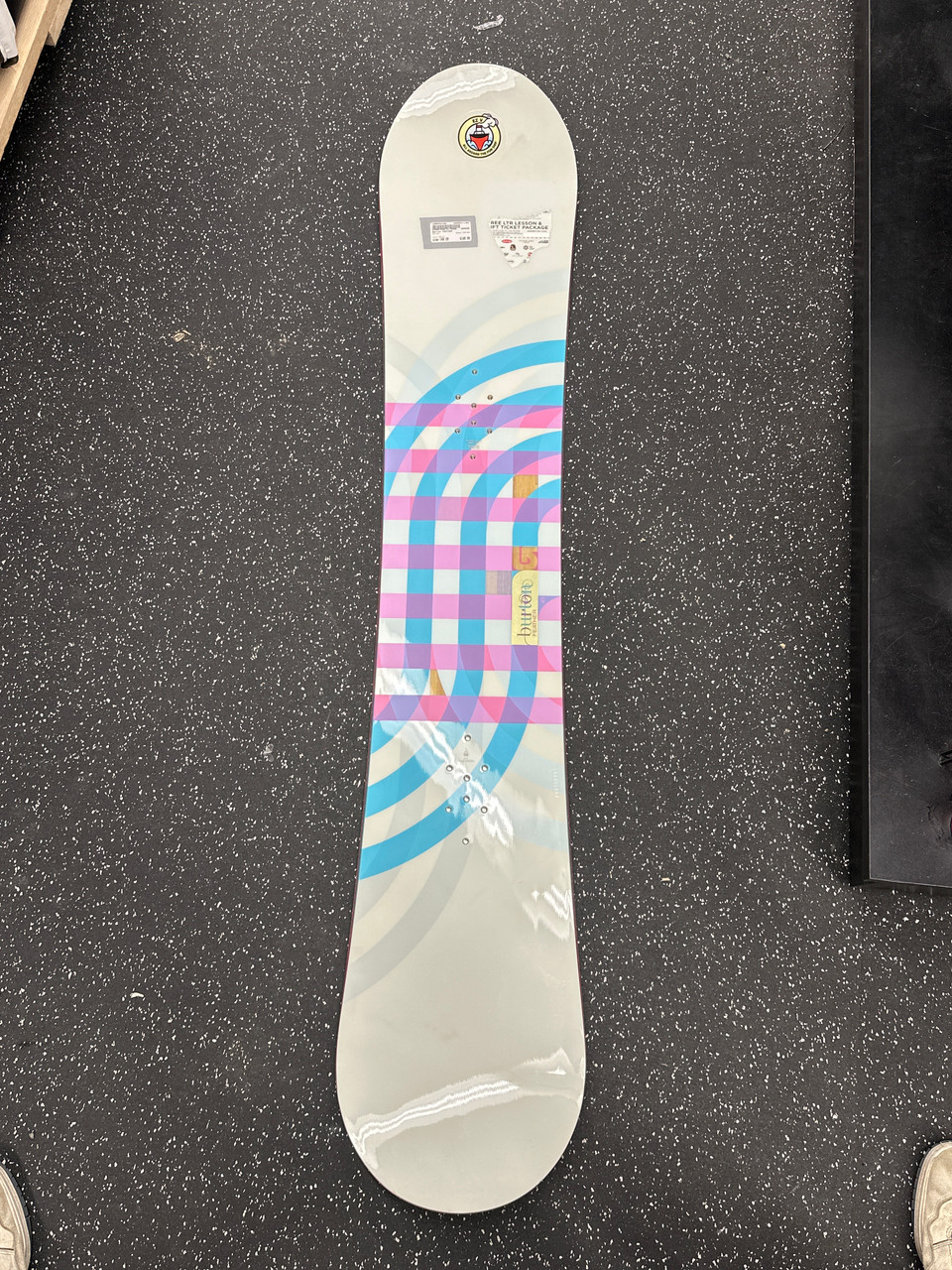 Used Burton FEATHER Womens Snowboard Only White 149 cm