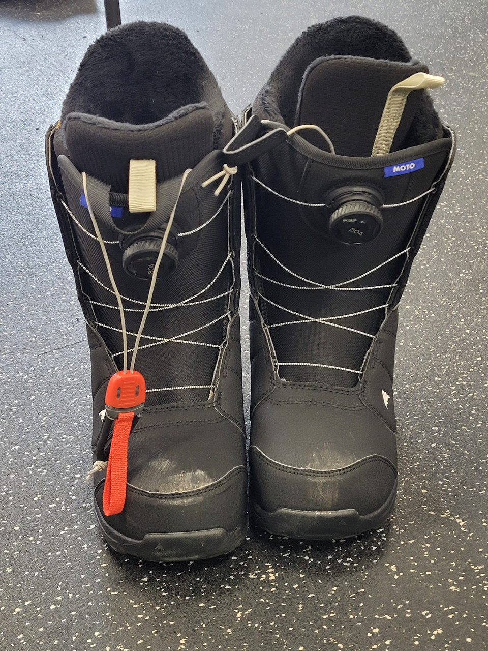 Used Burton IMPRINT 1+ Mens Snowboard Boots Black Senior 8.5
