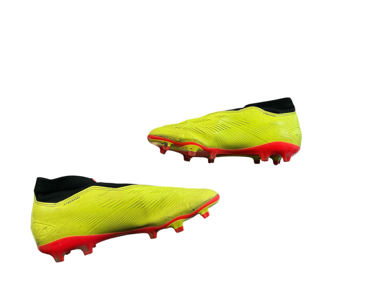 Used Adidas PREDATOR Soccer Cleats Optic Yellow Senior 8.5