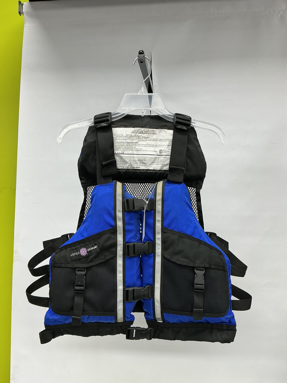 ロータスデザイン Lotus Designs PFD Used Lotus Designs Adult PFD Royal Blue L/XL