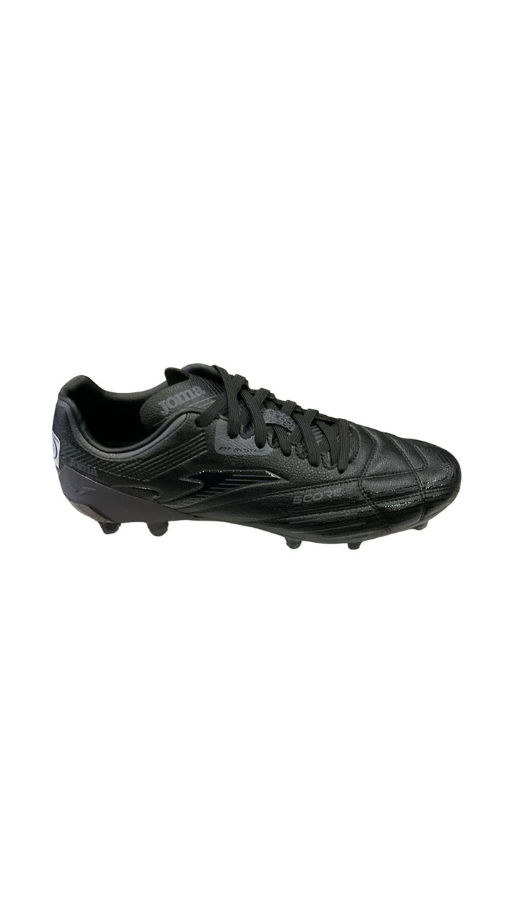 New Joma Score 2301 Black Firm Ground Soccer Cleats- Size 6.5