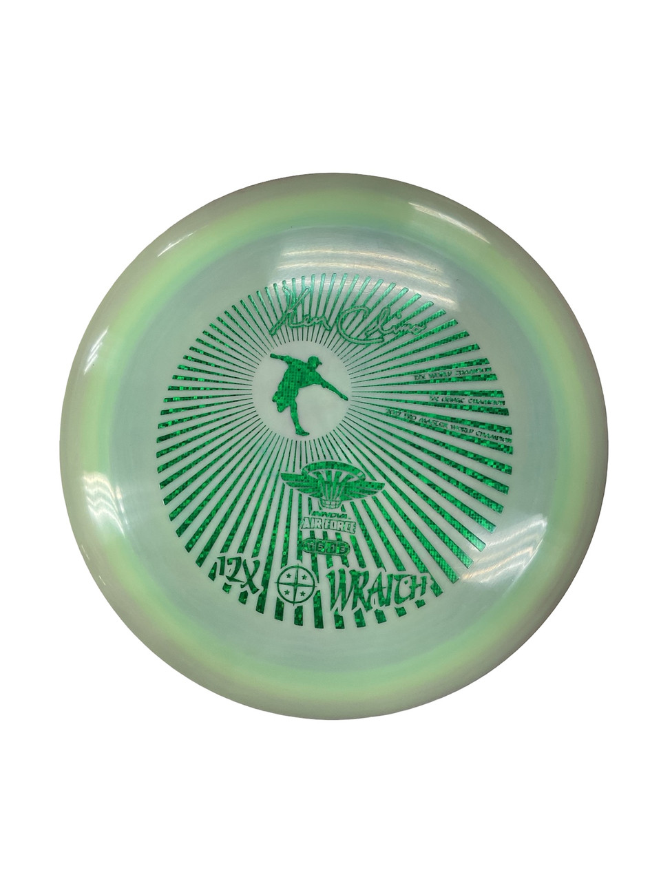 Used Innova STAR WRAITH 12X CLIMO AIR FORCE Disc Golf Driver Green