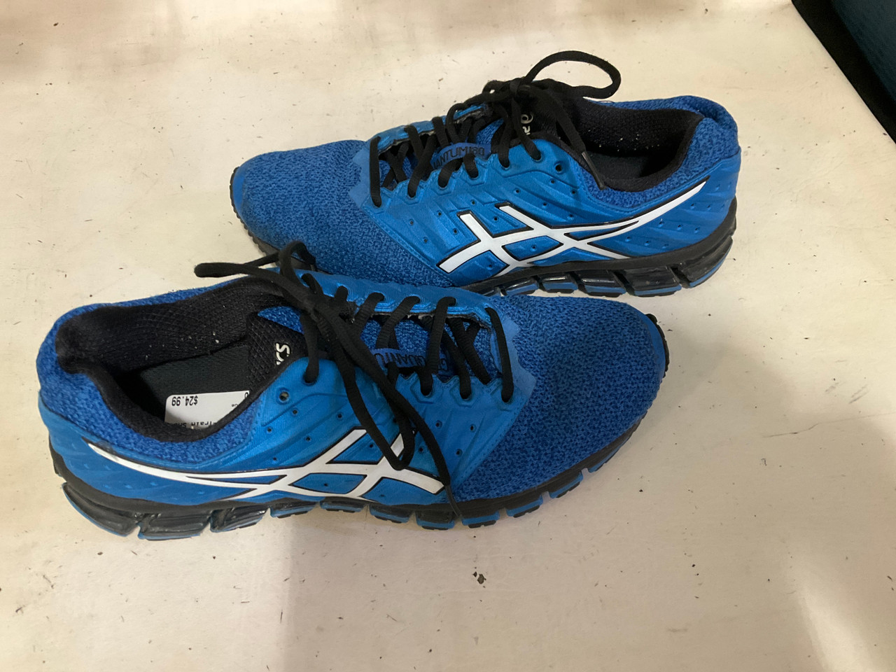 Used Asics Running/X-Train Shoes M Royal Blue Senior 10